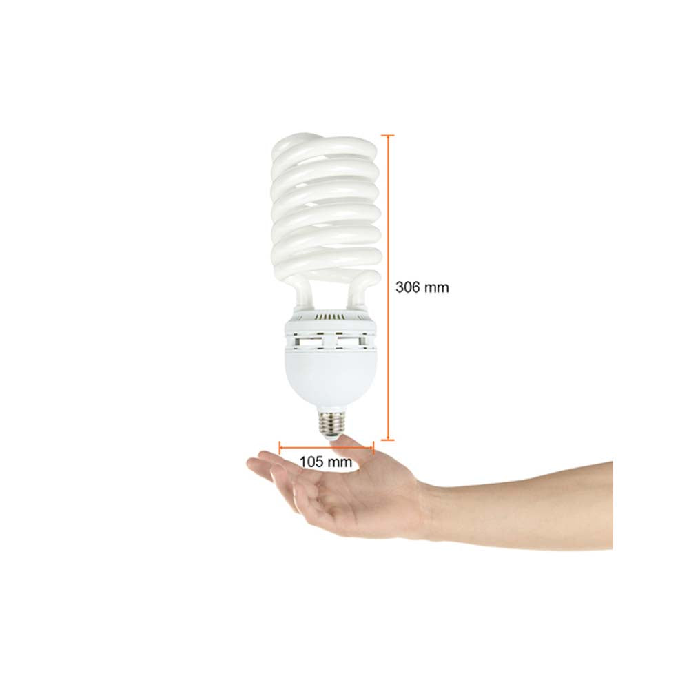 KIT DE 3 PIEZAS DE FOCO FLUORESCENTE TECNOLITE 100W 220V LUZ DE DÍA BASE E40 *** OFRECER PR-SP-105-E39T5 ***