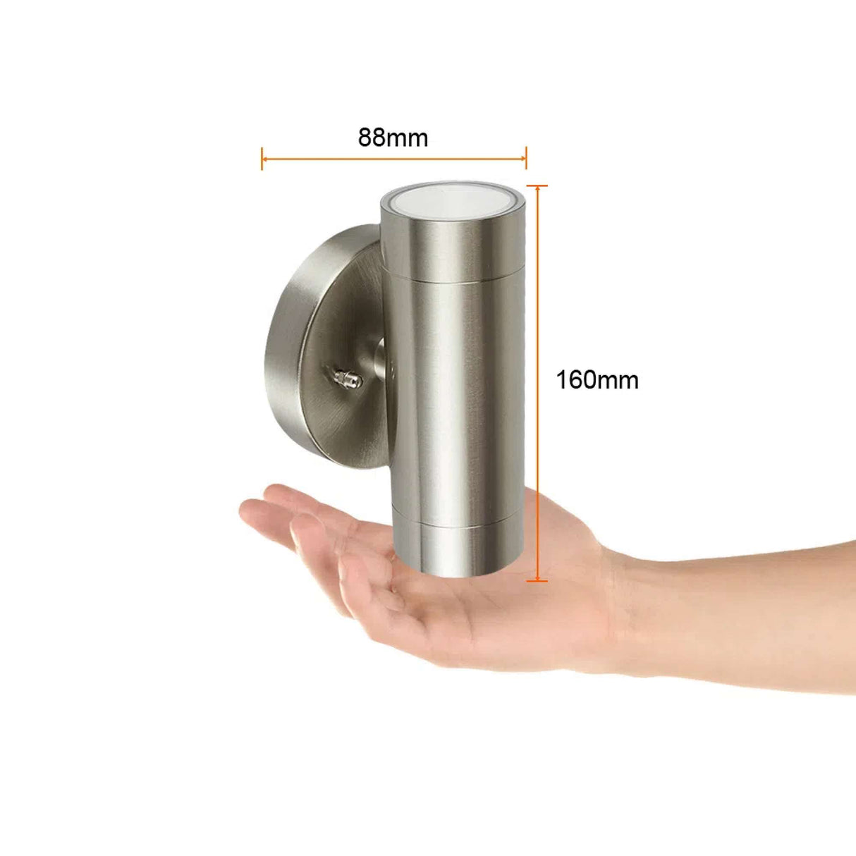 KIT DE 2 PIEZAS DE LAMPARA DE EXTERIOR LED TECNOLITE ENCKE PARA SOBREPONER 9W LUZ SUAVE CALIDA