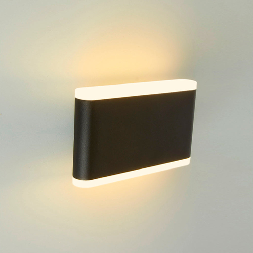 KIT DE 2 PIEZAS DE LAMPARA DE EXTERIOR LED ACANTHUS TECNOLITE PARA SOBREPONER 12W LUZ SUAVE CALIDA