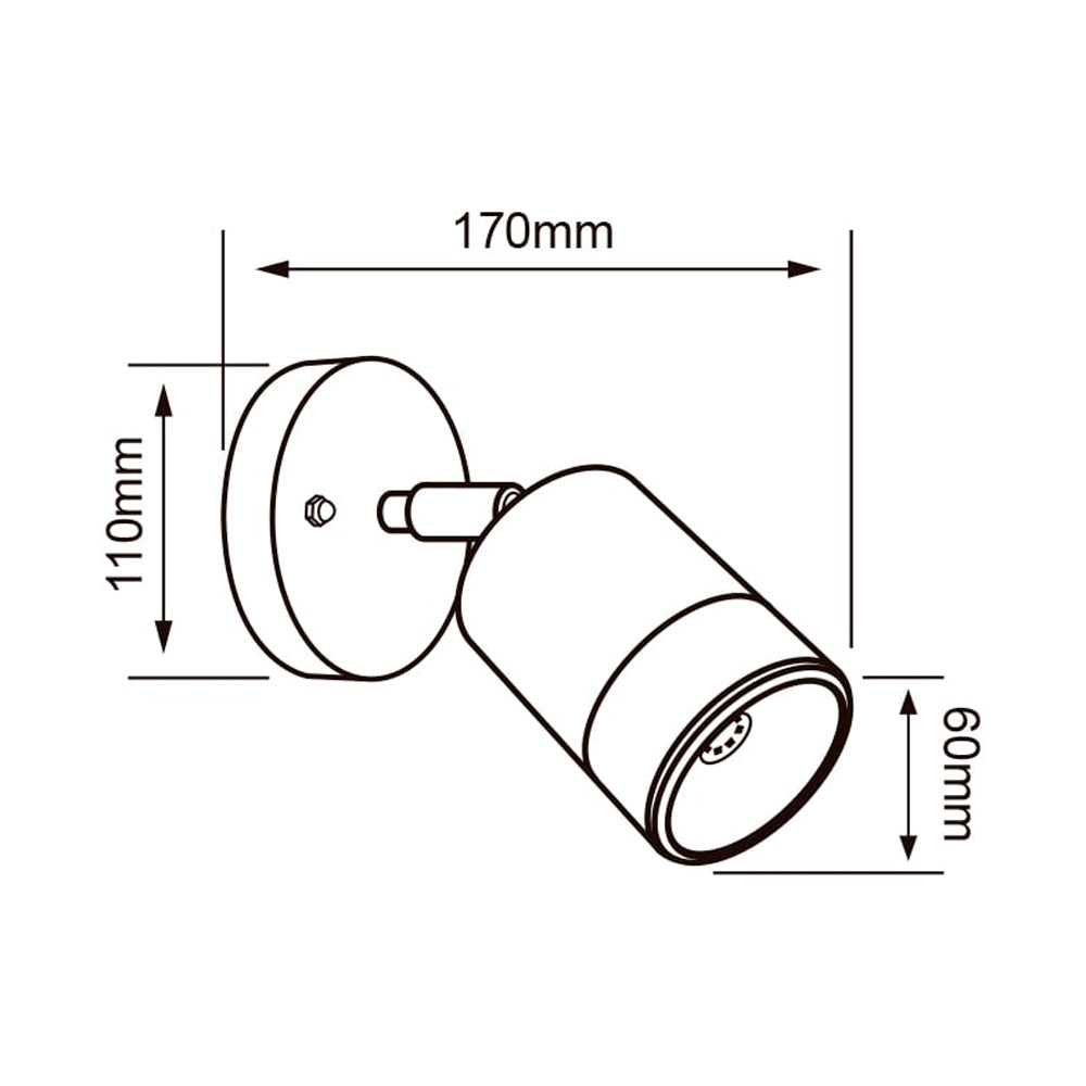 KIT DE 2 PIEZAS DE REFLECTOR DE EXTERIOR LED ZINNER TECNOLITE PARA SOBREPONER 4.5W LUZ SUAVE CALIDA