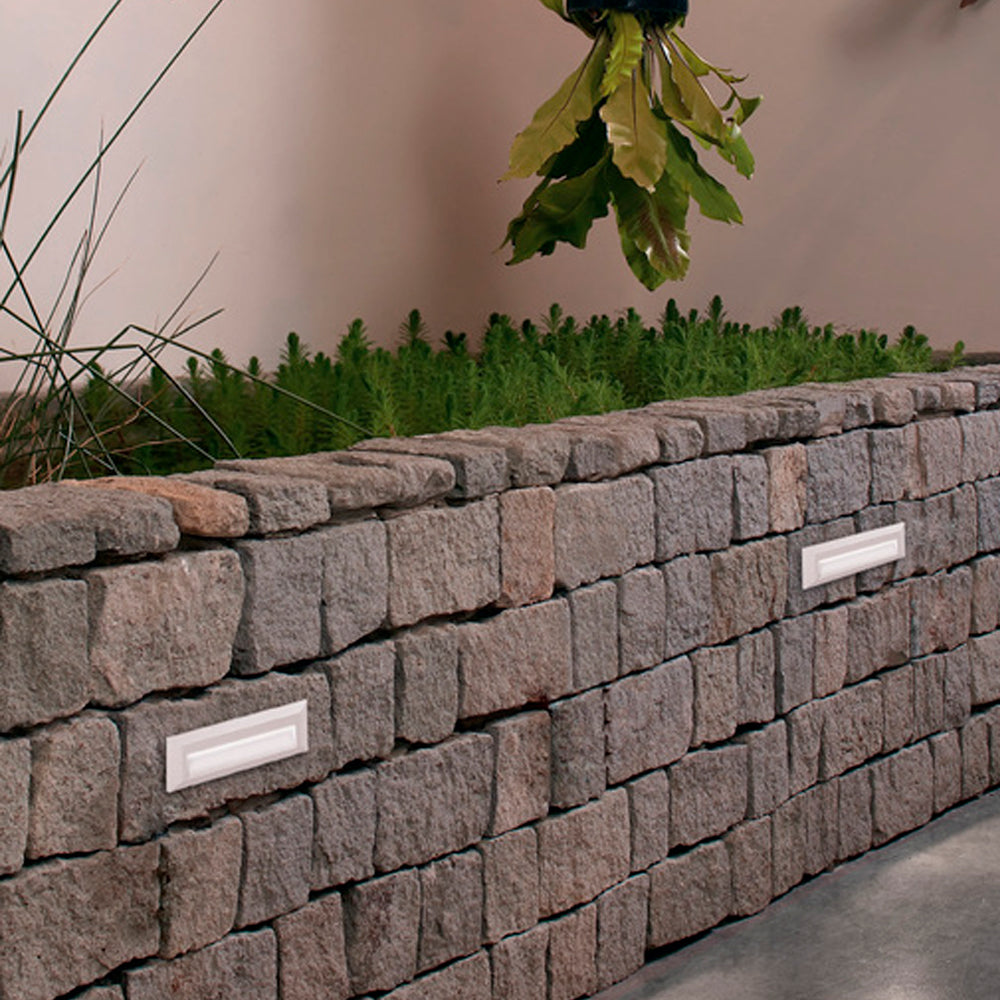 KIT DE 2 PIEZAS DE LAMPARA DE EXTERIOR LED TECNOLITE ANSHAN PARA SOBREPONER 1.5W LUZ BLANCA NEUTRA BLANCO