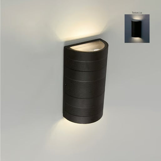 KIT DE 2 PIEZAS DE LAMPARA DE EXTERIOR LED RAVENNE TECNOLITE PARA SOBREPONER 6W LUZ BLANCA NEUTRA