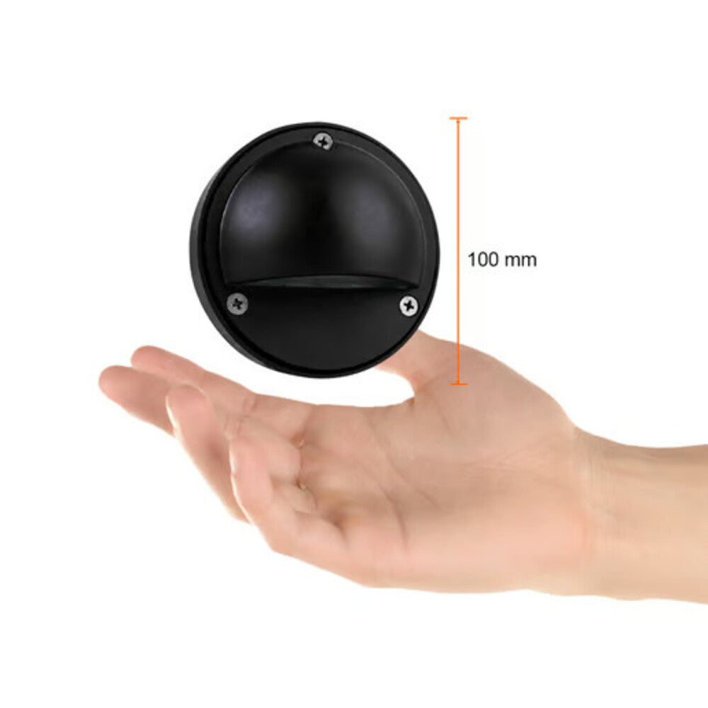 KIT DE 2 PIEZAS DE LÁMPARA DE CORTESÍA LED CASPE I TECNOLITE PARA SOBREPONER 1W IP44 LUZ BLANCA CALIDA BRILLANTE