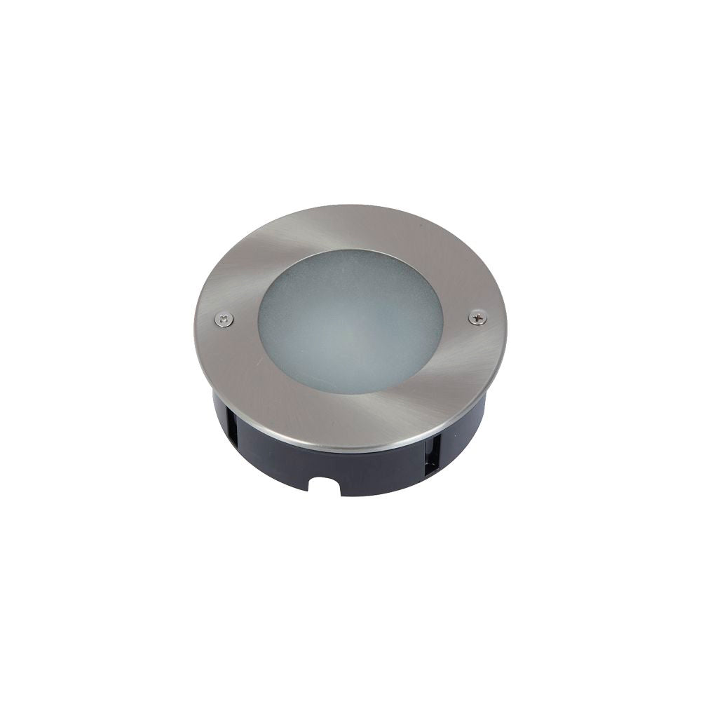 KIT DE 2 PIEZAS DE LÁMPARA DE EXTERIOR LED RUTA TECNOLITE DE PISO EMPOTRABLE 9W LUZ SUAVE CÁLIDA LED INTEGRADO