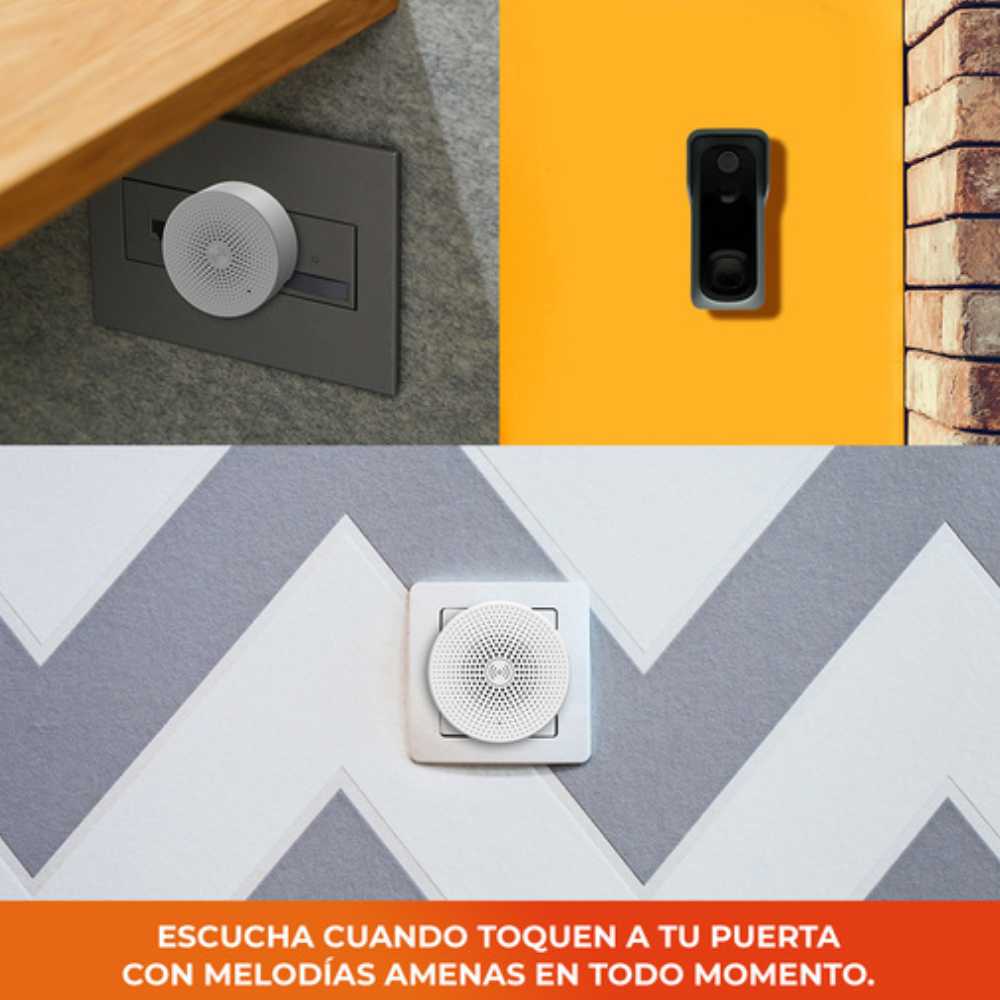 KIT DE 4 PIEZAS DE CHICHARRA INTELIGENTE RECEPCION 2.5W 5VCD IP20 BLANCO