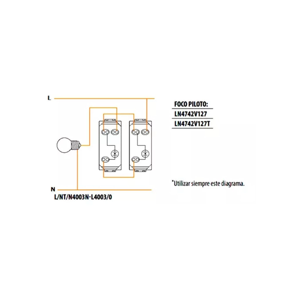 KIT DE 6 INTERRUPTORES 3 VIAS CON CUBRETECLA 1 MODULO 16 AMPERES 127-277 VOLTS