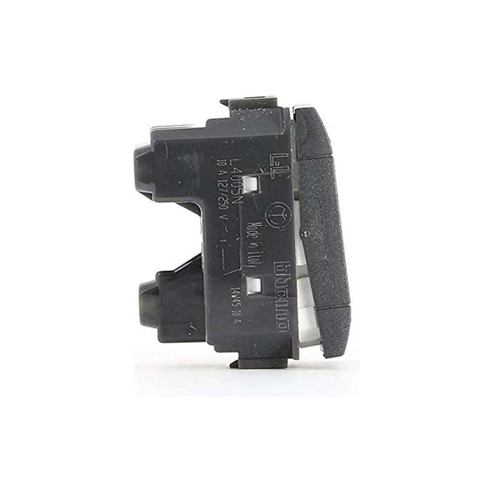 KIT DE 5 PULSADORES 1 MODULO 10AX 127-277 VOLTS COLOR NEGRO LINEA LIVING Y LIGHT LEGRAND