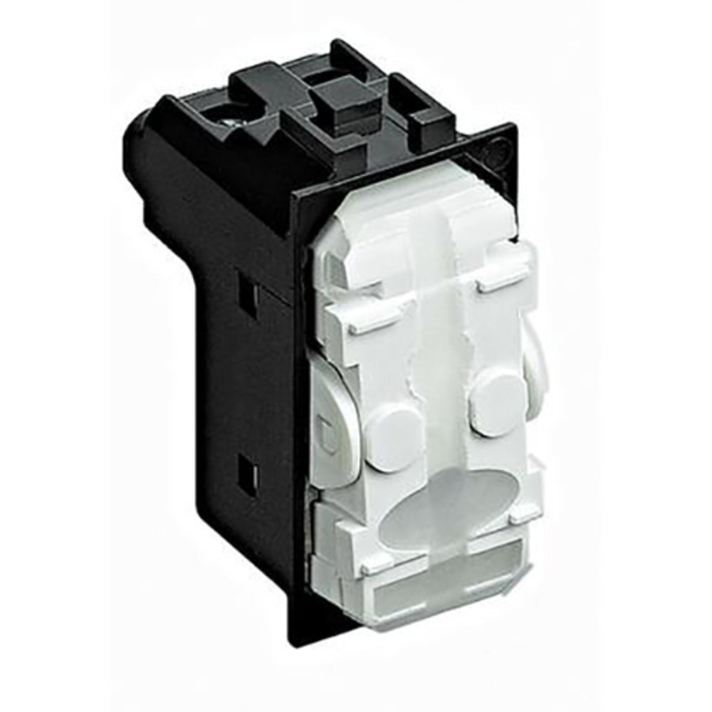 KIT DE 9 PULSADORES SIN CUBRETECLA 1 MODULO 10 AX 127-277 VOLTS COLOR BLANCO LINEA LIVING Y LIGHT COLOR BLANCO