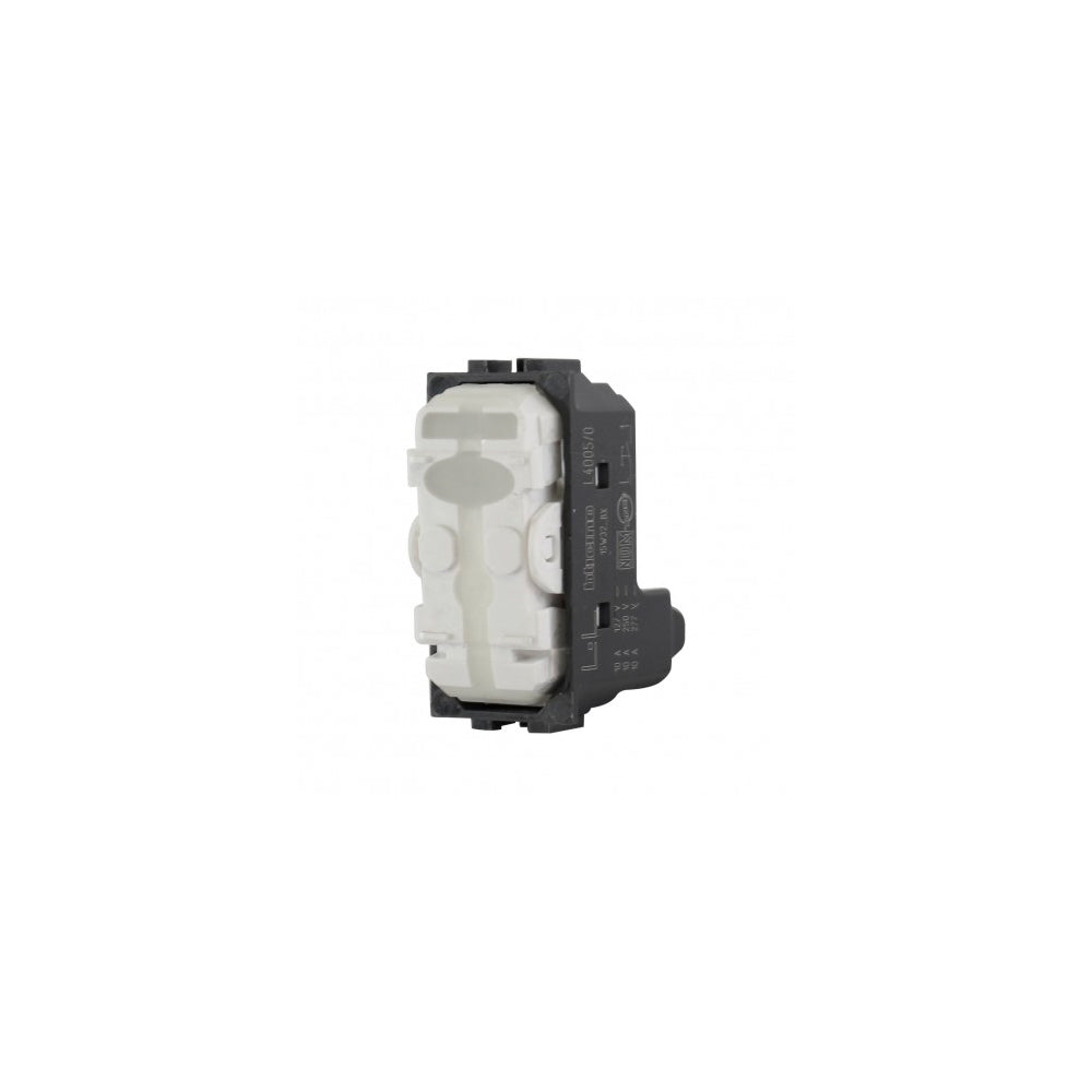 KIT DE 9 PULSADORES SIN CUBRETECLA 1 MODULO 10 AX 127-277 VOLTS COLOR BLANCO LINEA LIVING Y LIGHT COLOR BLANCO