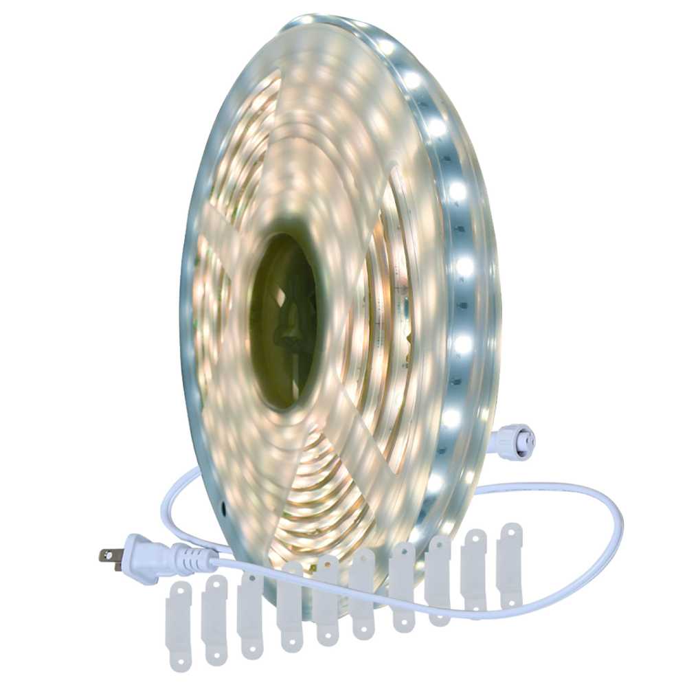 KIT DE 2 TIRAS DE LED FLEXIBLES CON RECUBRIMIENTO DE SILICON 5M 127V IP45 LUZ DE DIA TECNOLITE