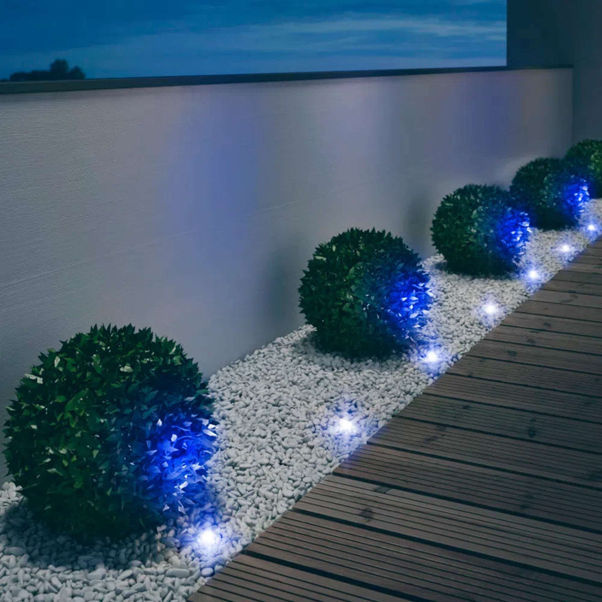 KIT DE 8 PIEZAS DE FOCO LED TECNOLITE TIPO MR16 3W LUZ AZUL BASE GX5.3