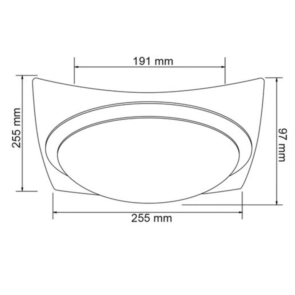 KIT DE 2 PIEZAS DE LÁMPARA DE INTERIOR ISLANDIA TECNOLITE PARA SOBREPONER BASE E27