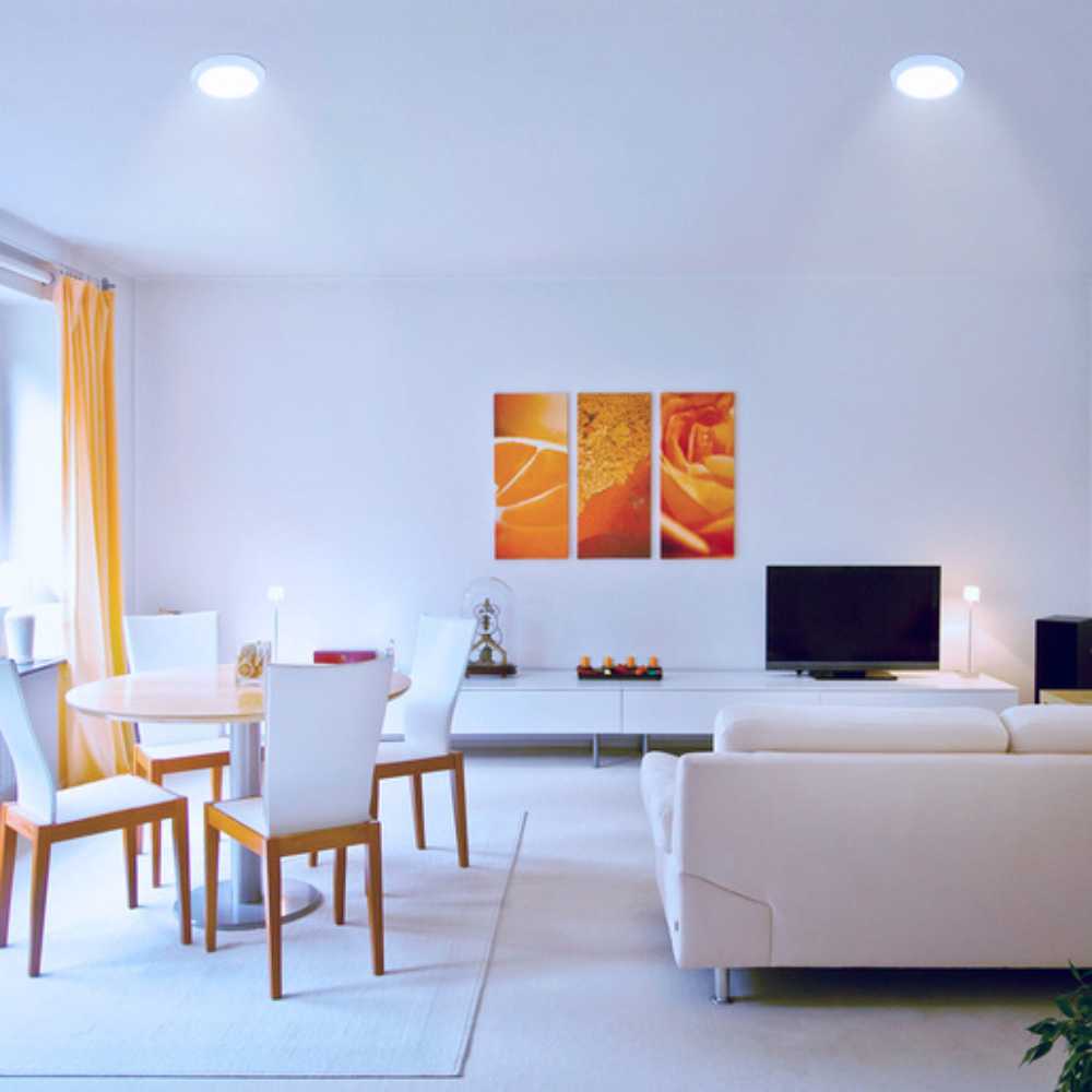 KIT DE 2 PIEZAS DE LÁMPARA DE INTERIOR LED PADANG II TECNOLITE PARA SOBREPONER 20W LUZ DE DÍA