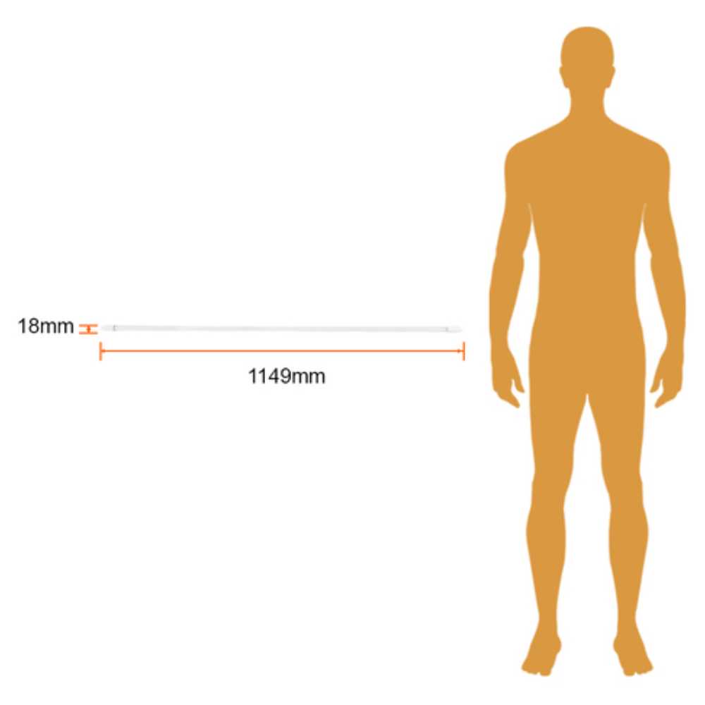 KIT DE 4 PIEZAS DE TUBO LED TECNOLITE ATENUABLE 20W LUZ BLANCA NEUTRA BASE G5