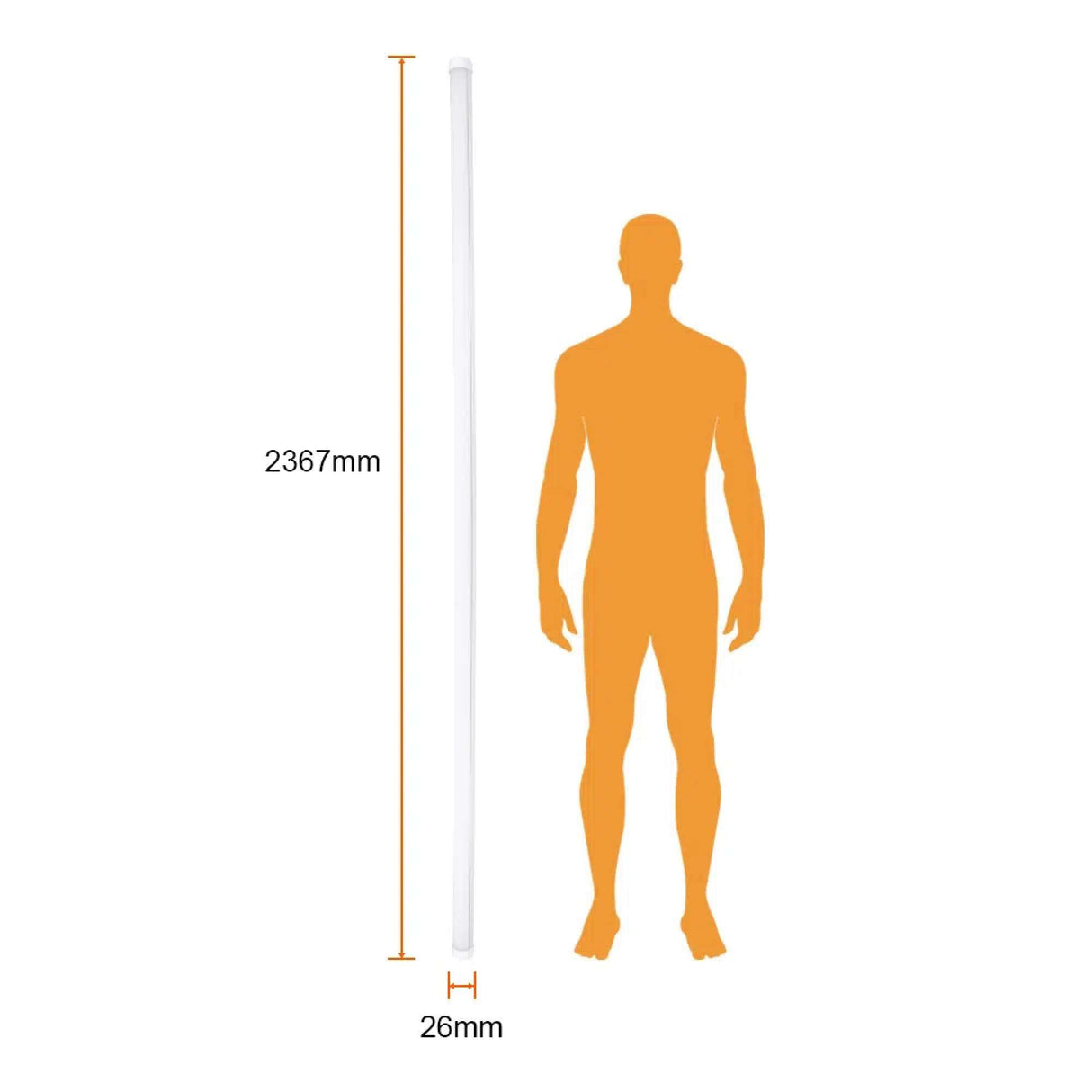 KIT DE 4 PIEZAS DE FOCO TUBO LED LITHIUM VII 36W L.D. FA8 *** OFRECER ML-TU-OPA-36W O 89820 O DLT-TU36W-OP ***