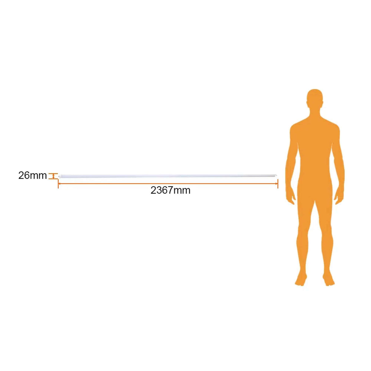 KIT DE 4 PIEZAS DE FOCO TUBO LED LITHIUM VII 36W L.D. FA8 *** OFRECER ML-TU-OPA-36W O 89820 O DLT-TU36W-OP ***