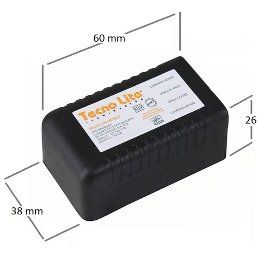 KIT DE 9 PIEZAS DE TRANSFORMADOR TECNOLITE 60W 127V A 12 V