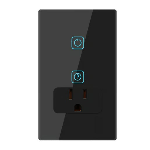 KIT DE 2 PIEZAS DE SWITCH SMART 1C + SMART PLUG 16A NEGRO