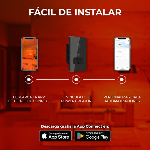 KIT DE 2 PIEZAS DE SWITCH SMART 1C + SMART PLUG 16A NEGRO