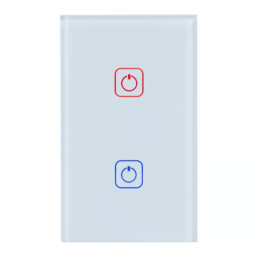 KIT DE 2 PIEZAS DE INTERRUPTOR 2C WIFI S/NEUTRO COLOR BCO