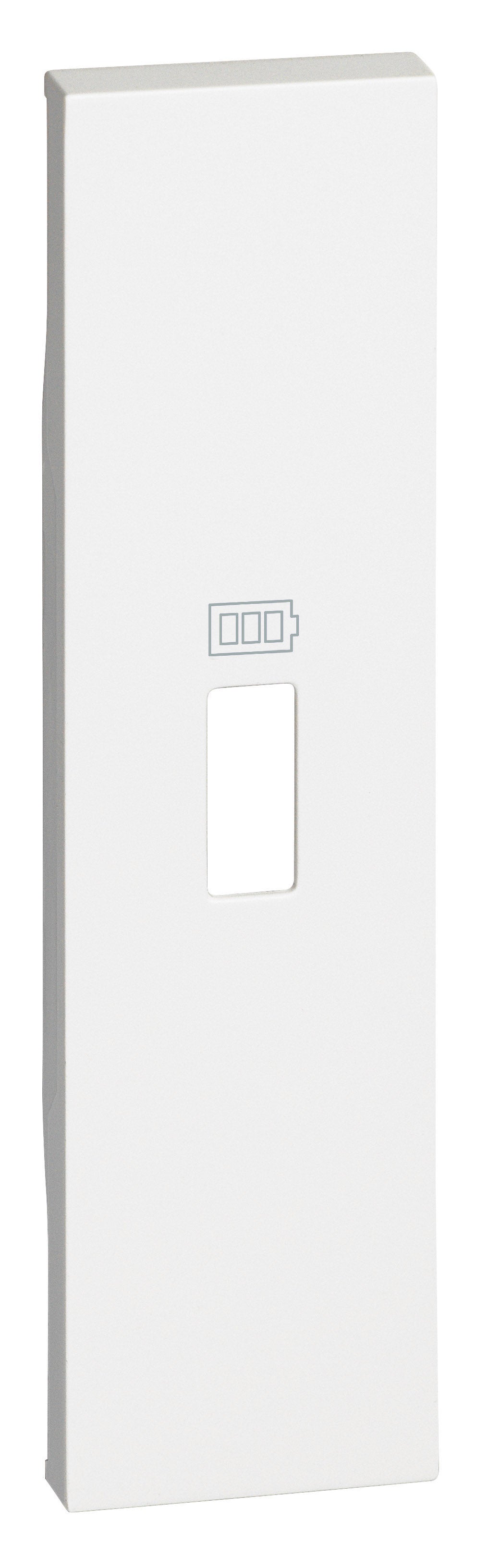 CUBRETECLA CARGADOR USB 1 MODULO COLOR BLANCO MCA LIVING NOW ***HAE 2024***