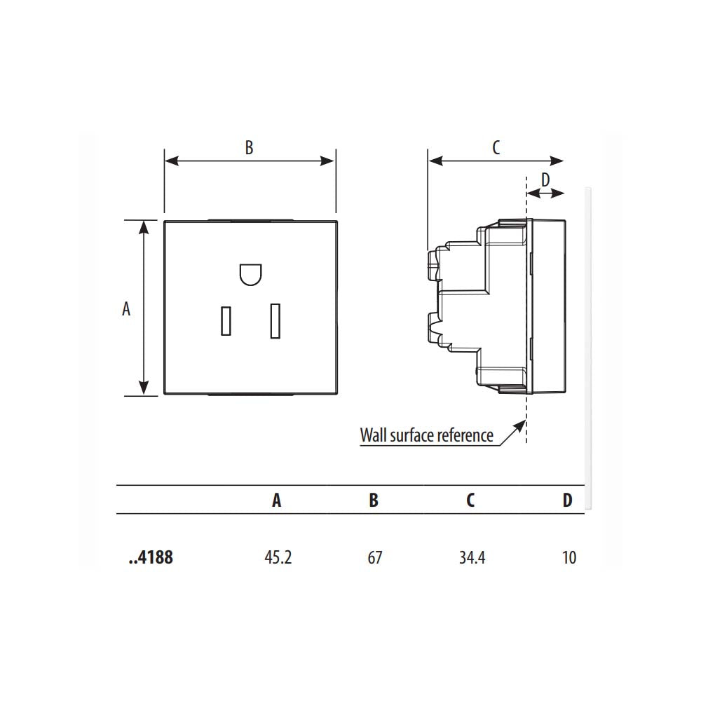 TOMACORRIENTE DUPLEX 2P+T PROTECCION INFANTIL 3 MOD 15A, 127-250V LIVING NOW