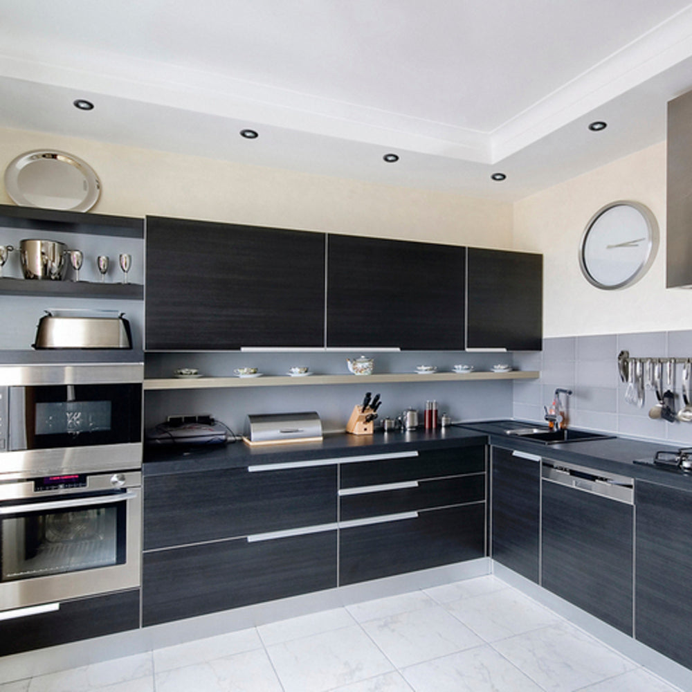 KIT DE 30 PIEZAS DE LAMPARA DE INTERIOR EMPOTRABLE ALEZIO TECNOLITE POTENCIA MAXIMA 50W BASE GX5.3 COMPACTO FOCO MR16 NO INCLUIDO NEGRO