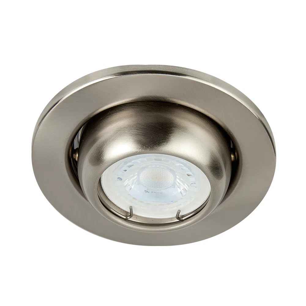 KIT DE 10 PIEZAS DE LAMPARA EMPOTRABLE TECNOLITE ACARI COMPACTO 50W BASE GX5.3 SATINADO