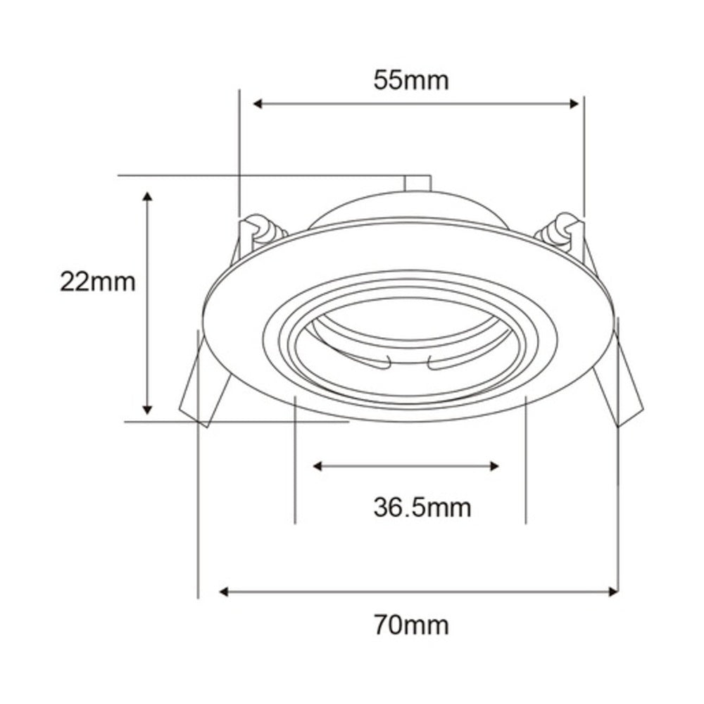 KIT DE 13 PIEZAS DE LAMPARA DE INTERIOR EMPOTRABLE BARI TECNOLITE BASE G4 SATINADO