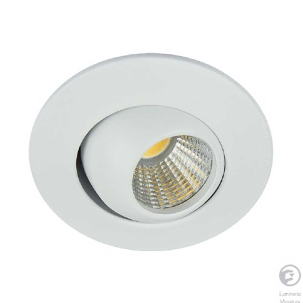 KIT DE 4 PIEZAS DE LAMPARA EMPOTRABLE TECNOLITE ABEBA 4W LUZ SUAVE CALIDA BLANCO