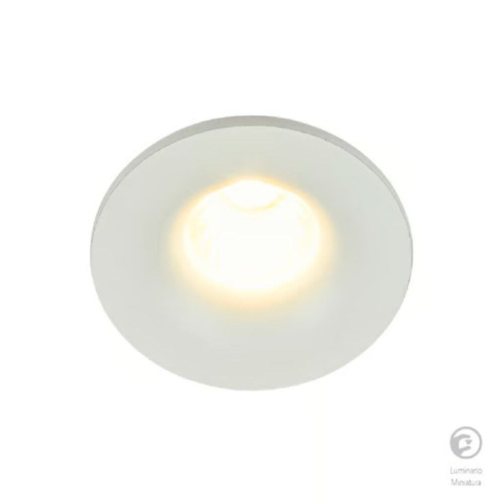 KIT DE 4 PIEZAS DE LÁMPARA DE INTERIOR EMPOTRABLE LED ADELAIDE TECNOLITE 4W LUZ SUAVE CÁLIDA BLANCO