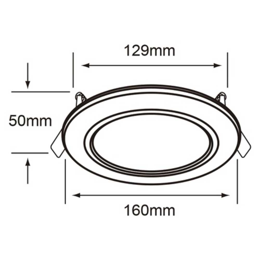 KIT DE 2 PIEZAS DE LÁMPARA DE INTERIOR EMPOTRABLE MUNICH TECNOLITE PARA BOTE O PLAFÓN 9W LUZ BLANCA NEUTRA SATINADO