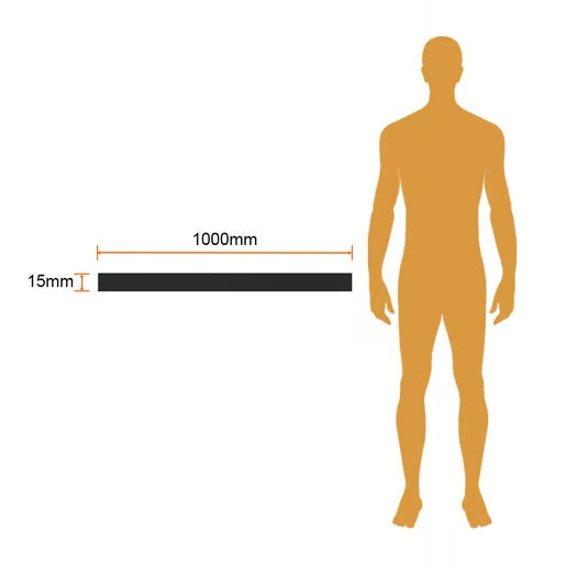KIT DE 4 PIEZAS DE RIEL DE EMPOTRAR/SOBREPONER PARA LAMPARAS MAGNET 1 M 24V NO ATENUABLE