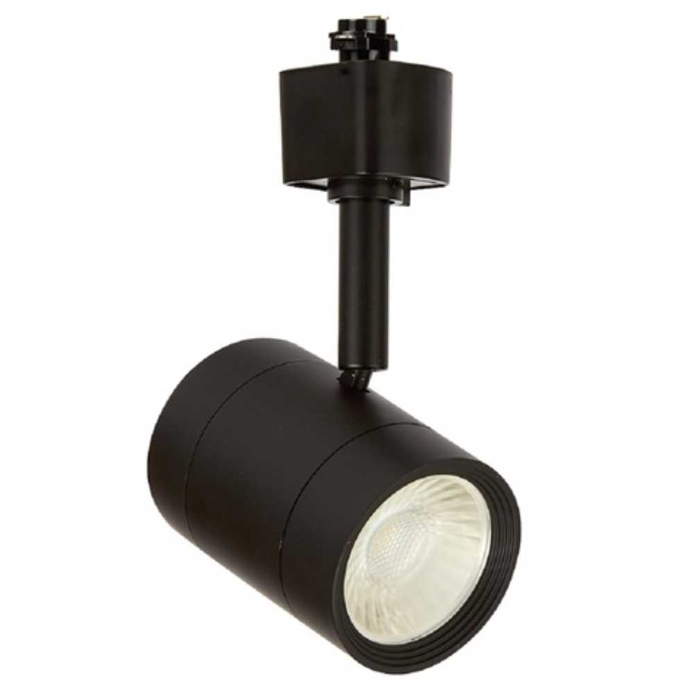 KIT DE 2 PIEZAS DE SPOT DE RIEL LED HALLEY TECNOLITE DIRIGIBLE 7.5W LUZ SUAVE CÁLIDA LED INTEGRADO NEGRO