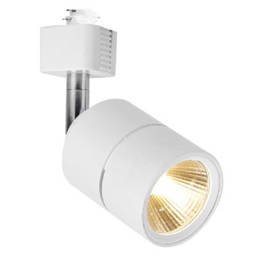 KIT DE 3 PIEZAS DE LAMPARA DE INTERIOR LED TECNOLITE BOYERO SPOT DE RIEL 12W LUZ SUAVE CALIDA BLANCO