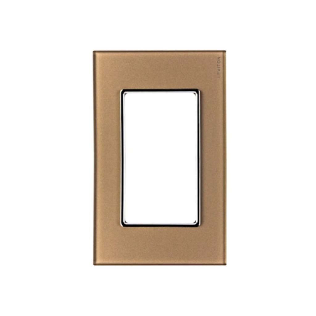 PLACA DE KRISTAL 3 MODULOS DE 1/3 KRISTALO DORADO