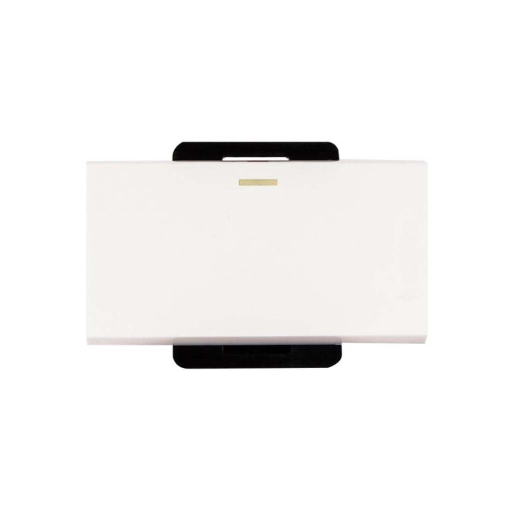 INTERRUPTOR STALO & KRISTALO SENCILLO 3/3 BLANCO 10A 250V