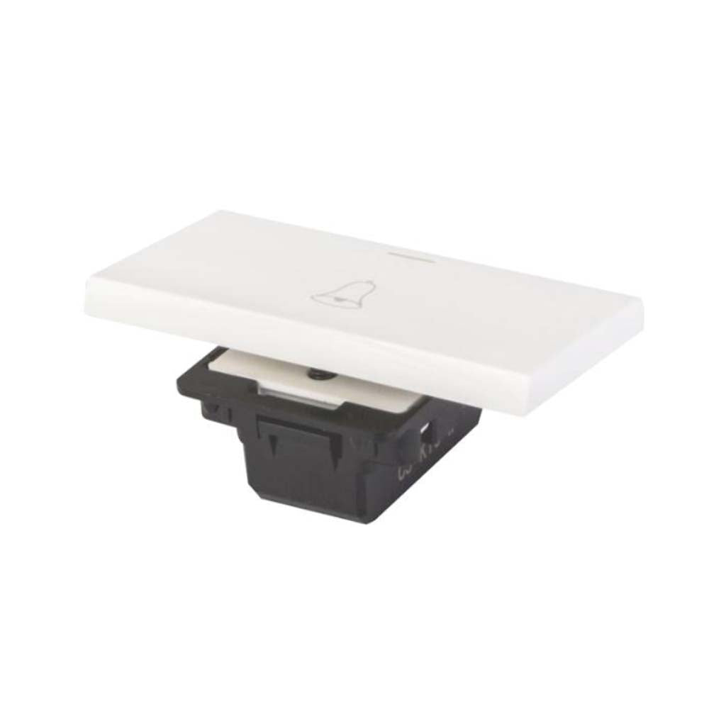 INTERRUPTOR PULSADOR STALO & KRISTALO 3/3 BLANCO 10A 250V