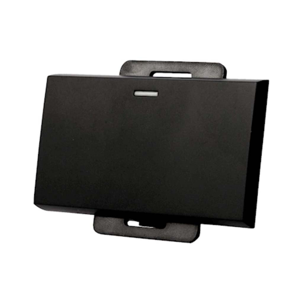 INTERRUPTOR 3VIAS STALO & KRISTALO 3/3 NEGRO MATE 10A-250VCA