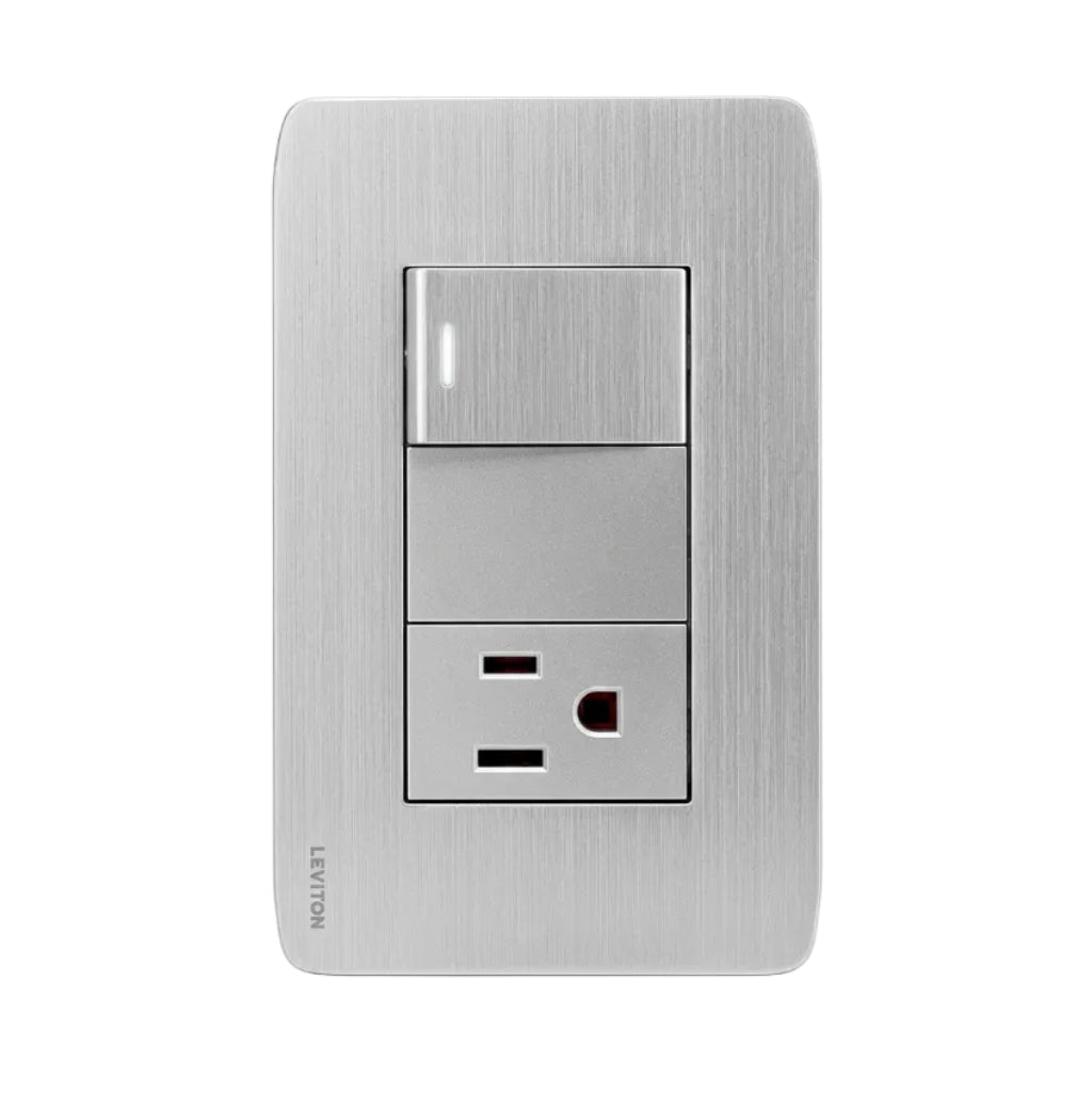 PLACA ACERO STALO P/3 MODULOS 1/3