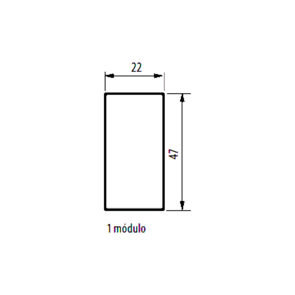 PULSADOR 1 MOD. 10AX 127-277V. L4005N LIVING Y LIGHT
