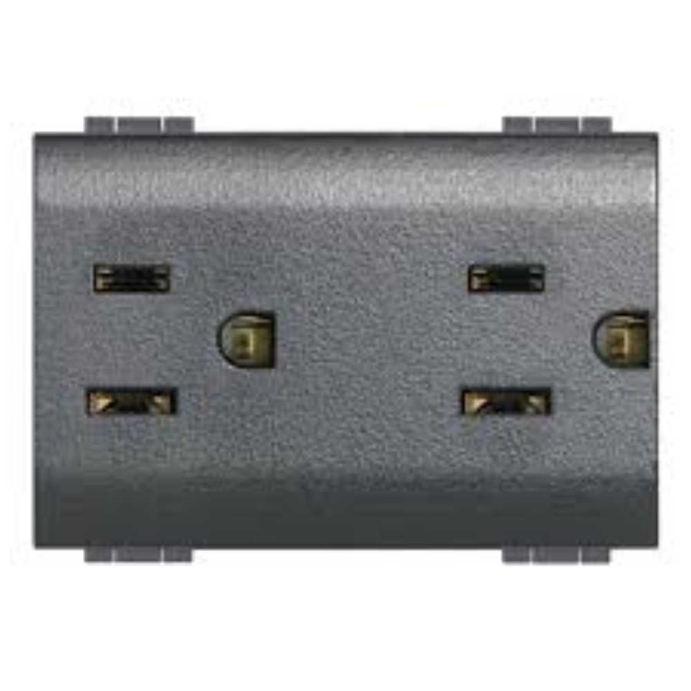 TOMACORRIENTE DUPLEX 2P+T 3 MOD. 15A/127-277V. L4188