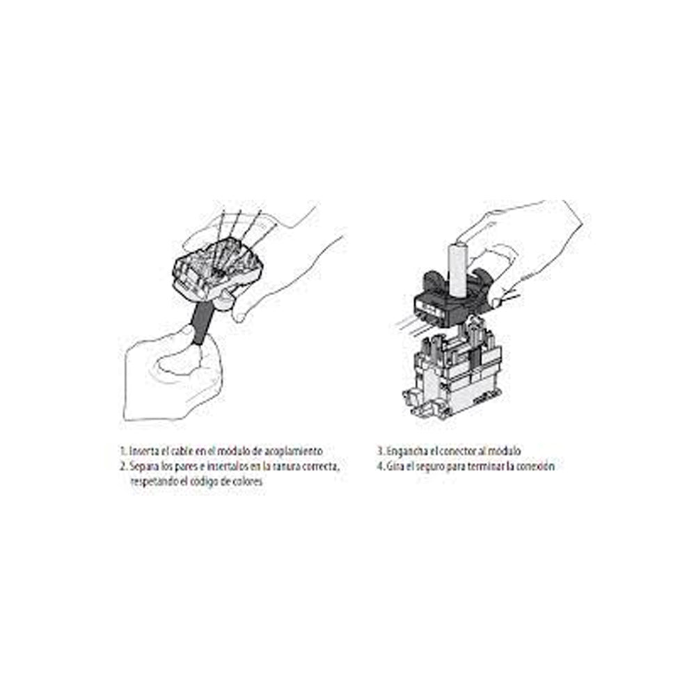 CONECTOR RJ45 CAT 6 P/LIVING L4279C6A