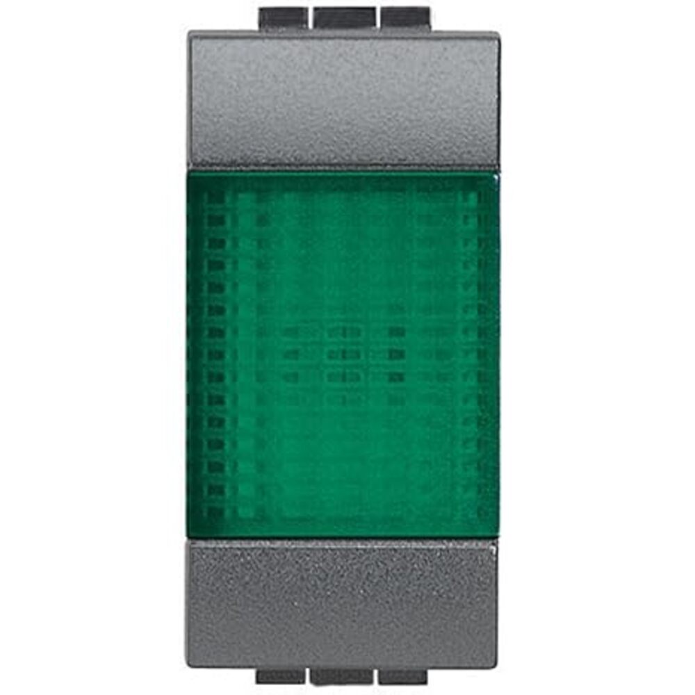 PORTALAMPARA CON DIFUSOR VERDE 1 MOD. 127V L4371V