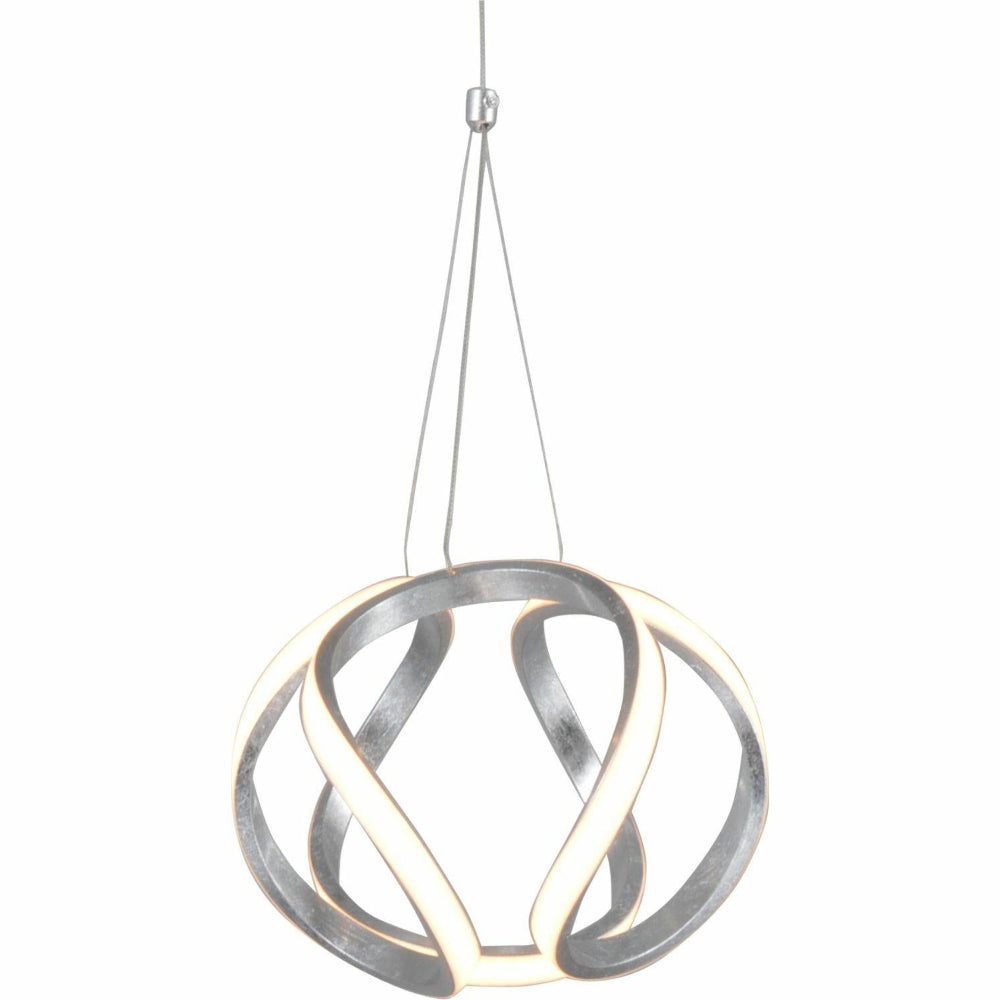 LUMINARIA LED COLGANTE COLOR PLATA 30 W VITA *** HA. LUMI ***