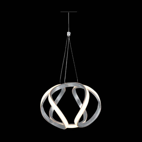 LUMINARIA LED COLGANTE COLOR PLATA 30 W VITA *** HA. LUMI ***