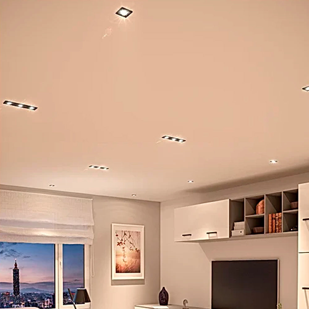 DOWNLIGHT LED EMPOTRAR FLASH I PLANO 3.5W/100-240V. ANODIZADO 3000K LUZ CALIDA ELECTROMAG