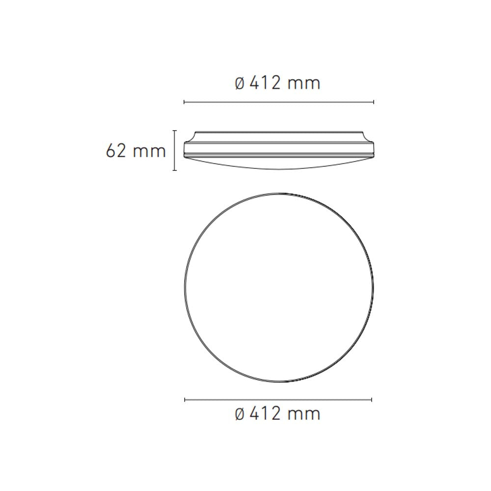 LUMINARIO LED SOBREPONER CL400 28W/100-240V. CHOCOLATE 3000K LUZ CALIDA ELECTROMAG