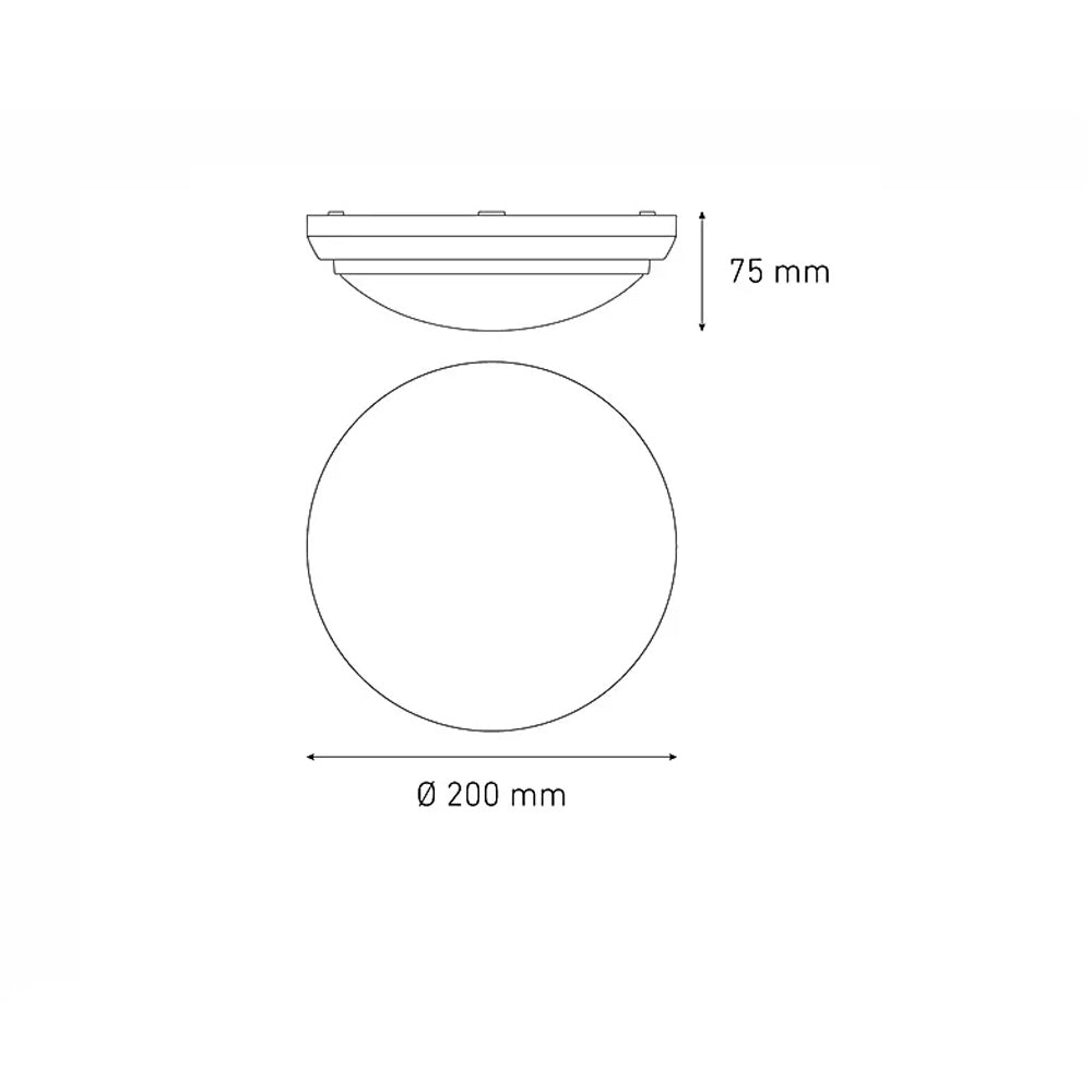 LUMINARIO LED SOBREPONER CEILING 200 15W/100-240V. BLANCO 3000K LUZ CALIDA ELECTROMAG