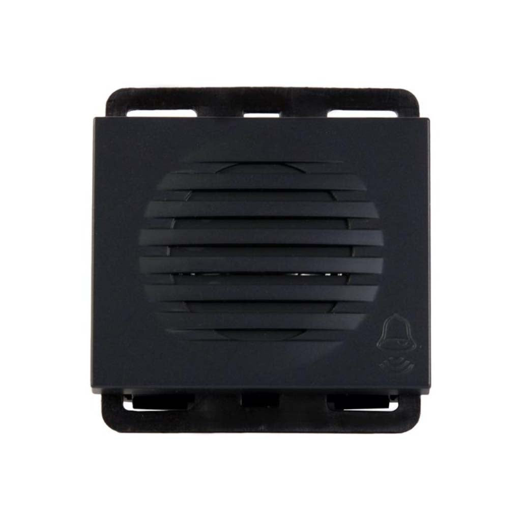 MODULO TIMBRE STALO & KRISTALO 2/3 NEGRO MATE 1W 120VAC 50/60HZ